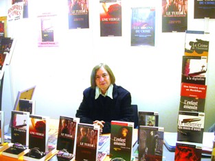 Viviane Janouin-Benanti au salon Plumes d'équinoxe
